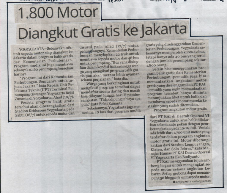 Kliping jogja terbaru