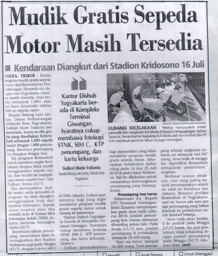 Kliping jogja terbaru