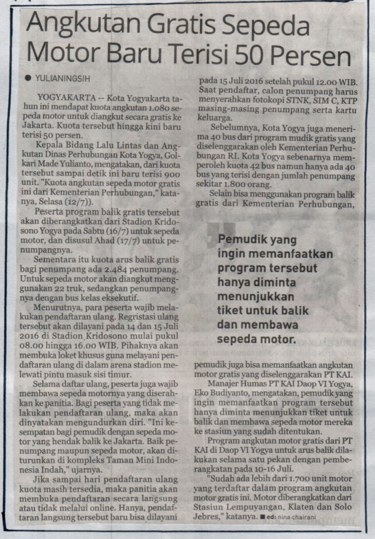 Kliping jogja terbaru