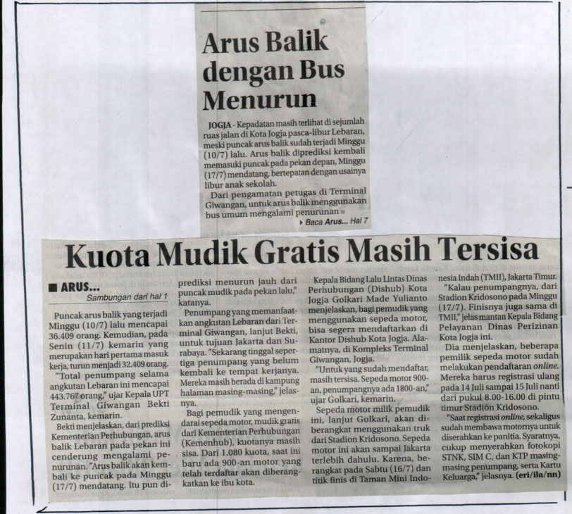 Kliping jogja terbaru
