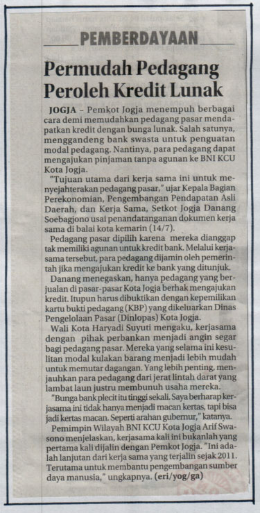 Kliping jogja terbaru