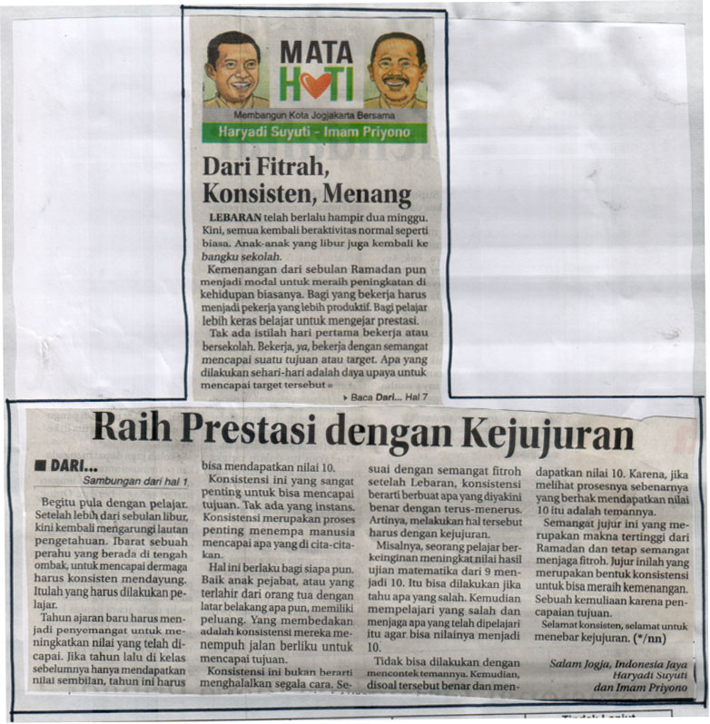Kliping jogja terbaru