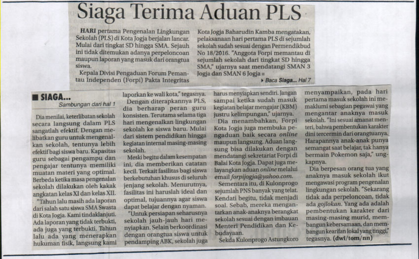 Kliping jogja terbaru