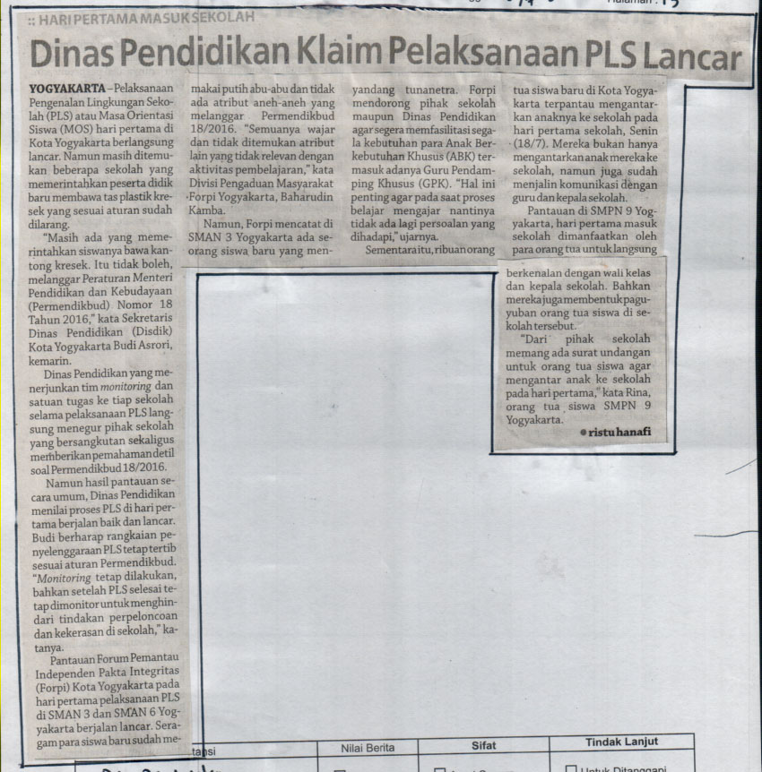 Kliping jogja terbaru