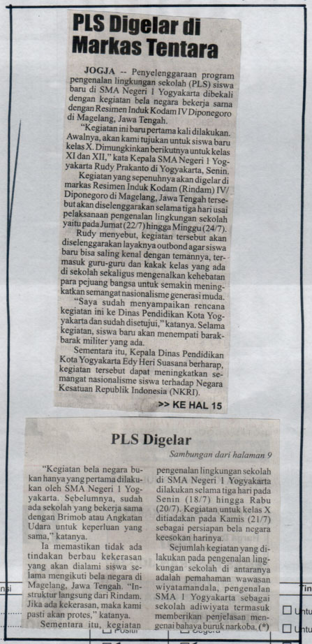 Kliping jogja terbaru