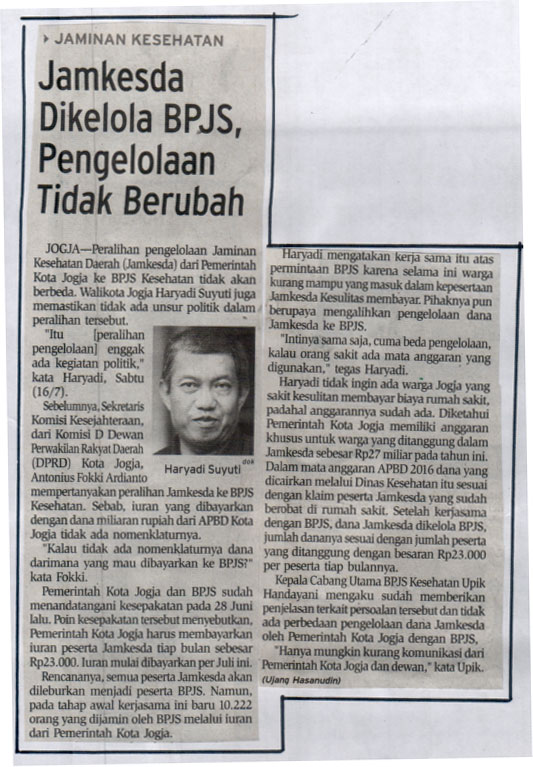 Kliping jogja terbaru