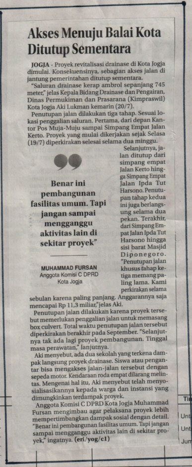 Kliping jogja terbaru