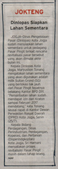 Kliping jogja terbaru