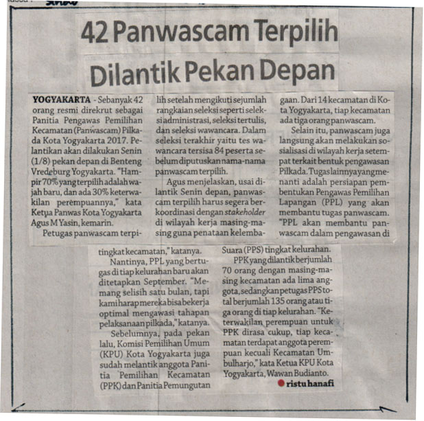 Kliping jogja terbaru