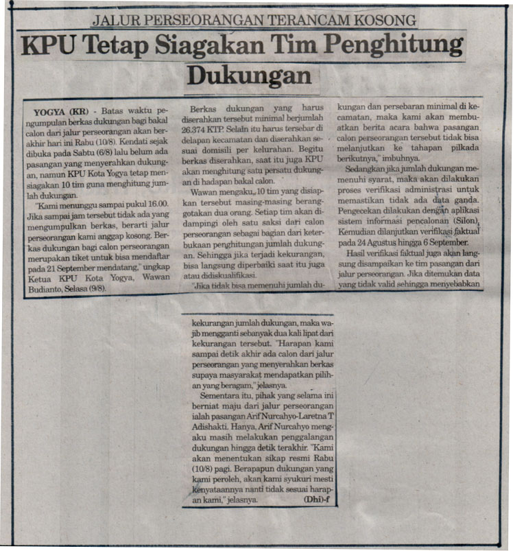 Kliping jogja terbaru