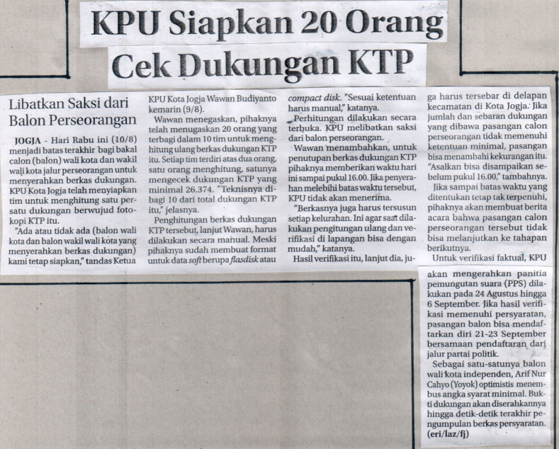 Kliping jogja terbaru