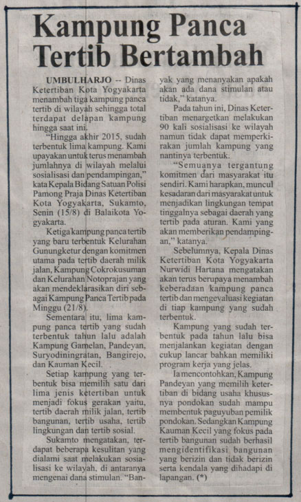 Kliping jogja terbaru