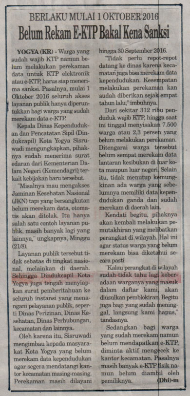 Kliping jogja terbaru