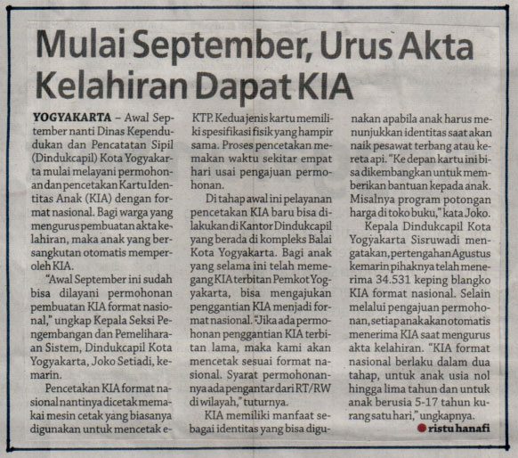Kliping jogja terbaru