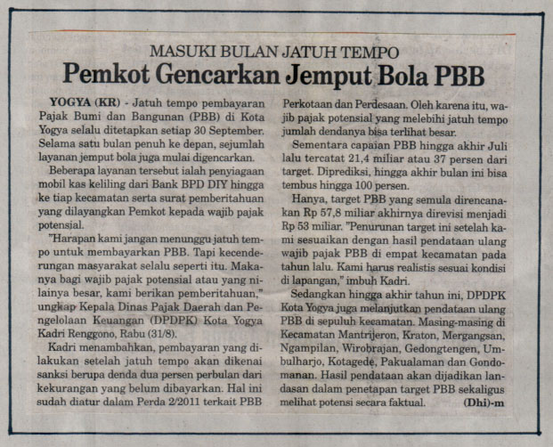 Kliping jogja terbaru