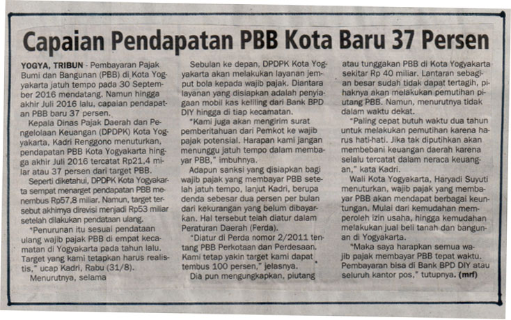 Kliping jogja terbaru