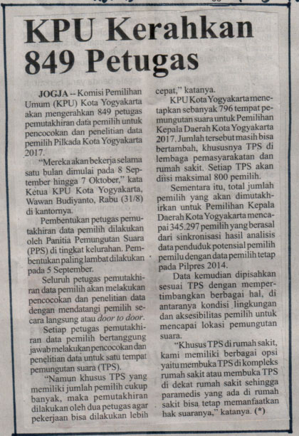 Kliping jogja terbaru