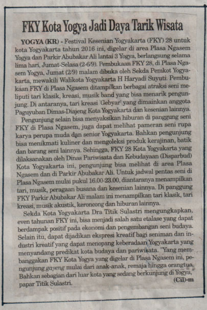 Kliping jogja terbaru
