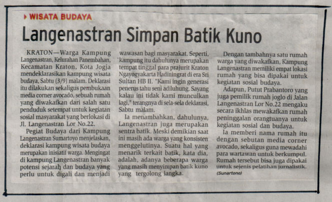 Kliping jogja terbaru