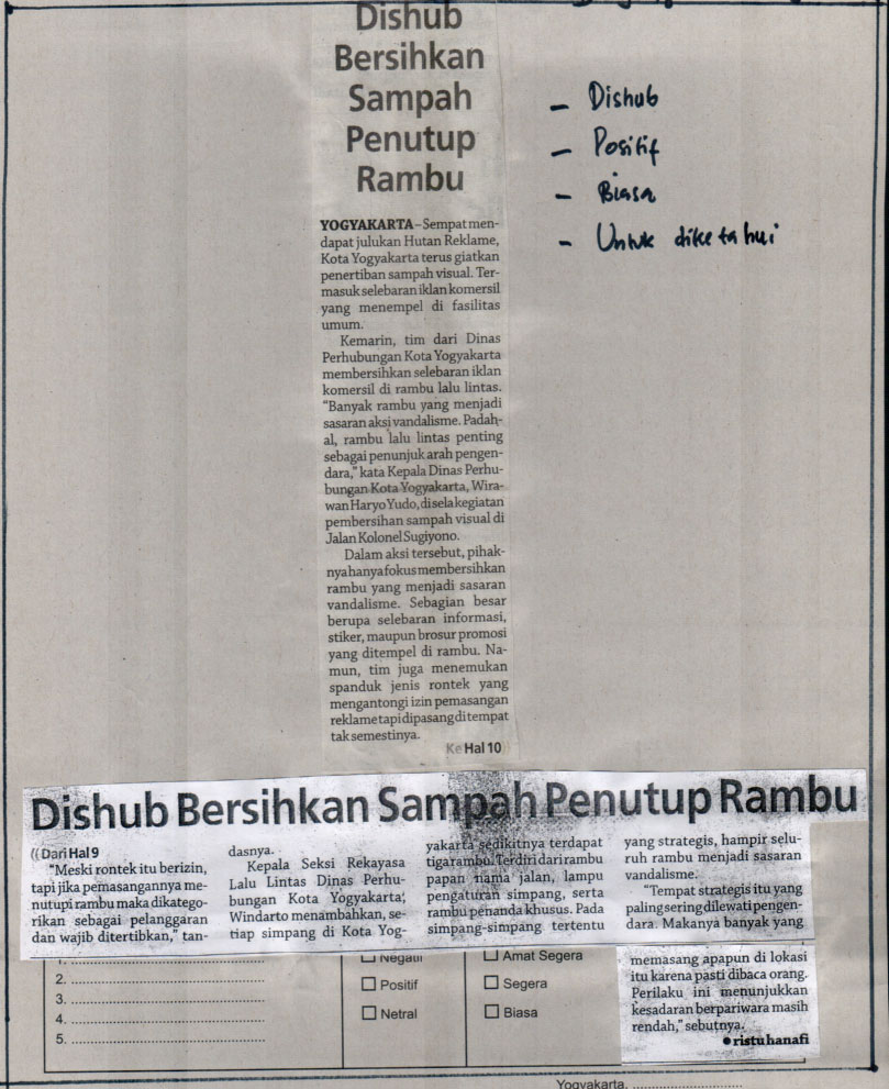 Kliping jogja terbaru