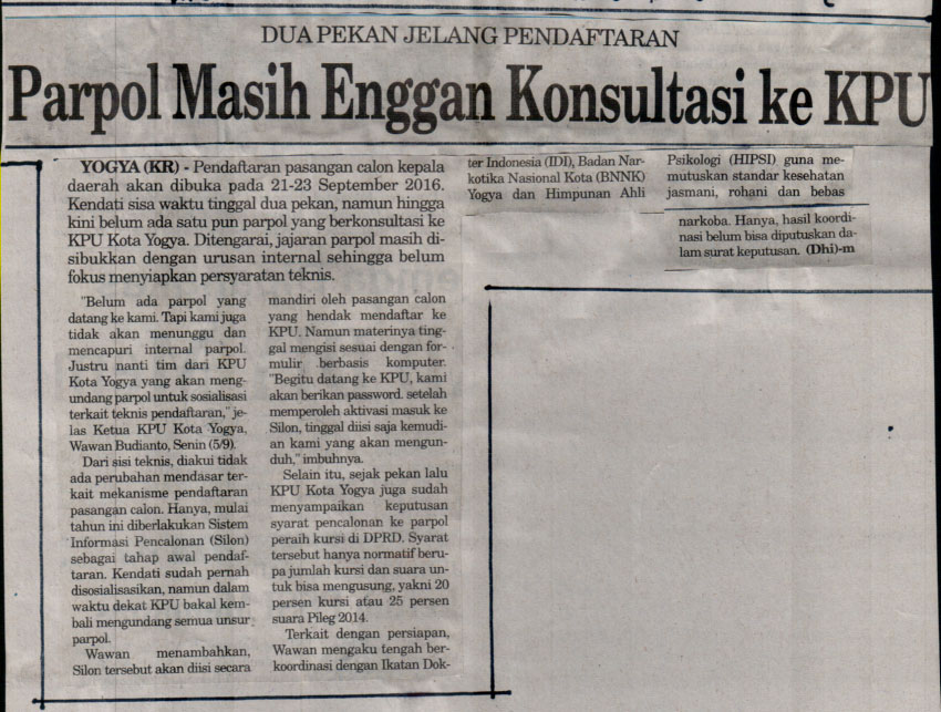 Kliping jogja terbaru