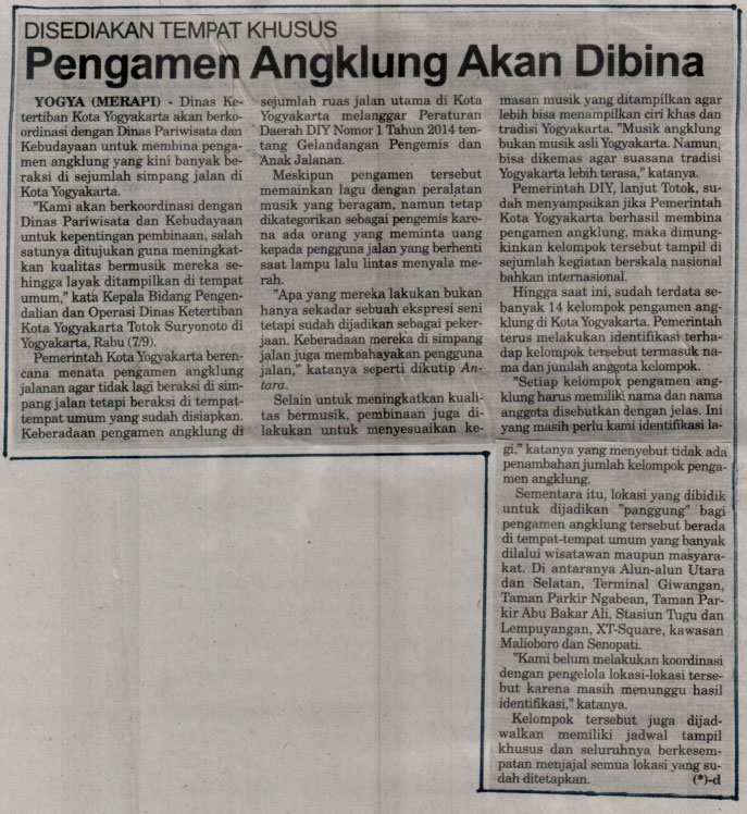 Kliping jogja terbaru