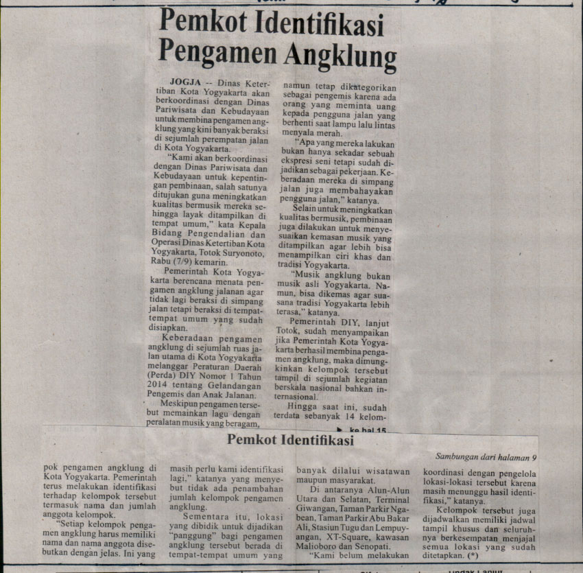 Kliping jogja terbaru