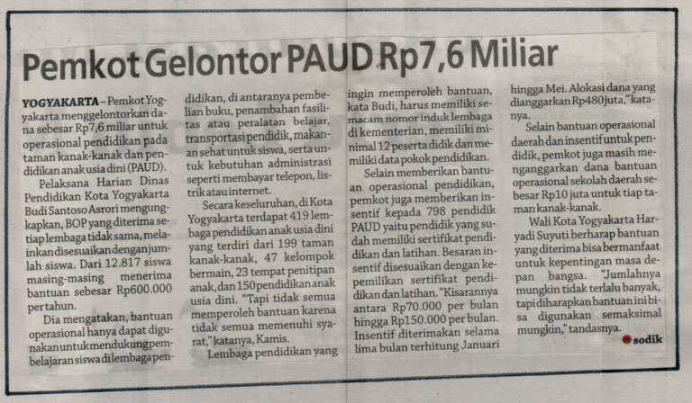 Kliping jogja terbaru