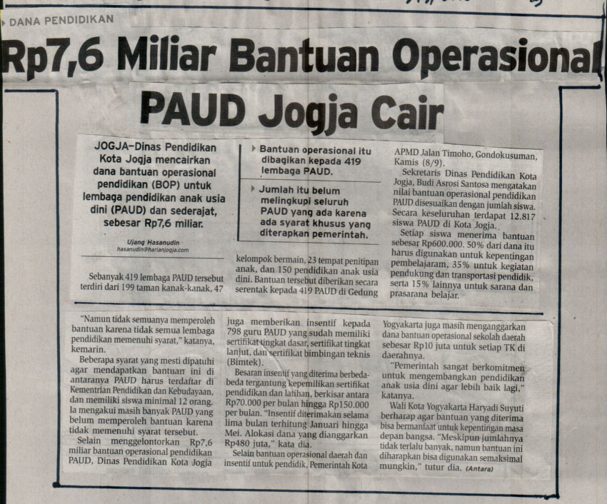 Kliping jogja terbaru