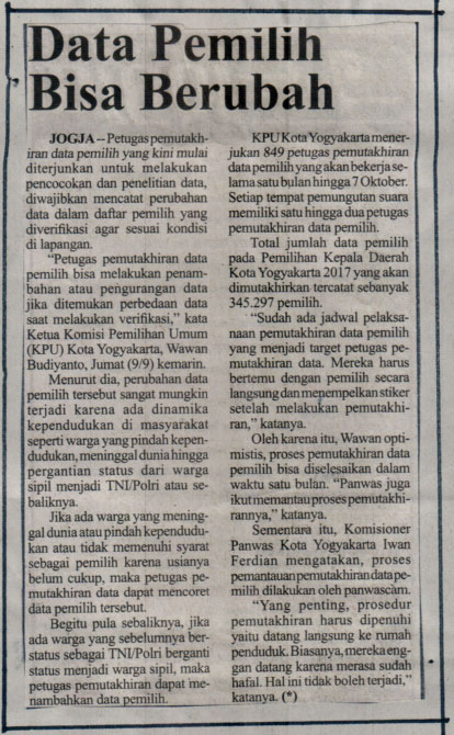 Kliping jogja terbaru