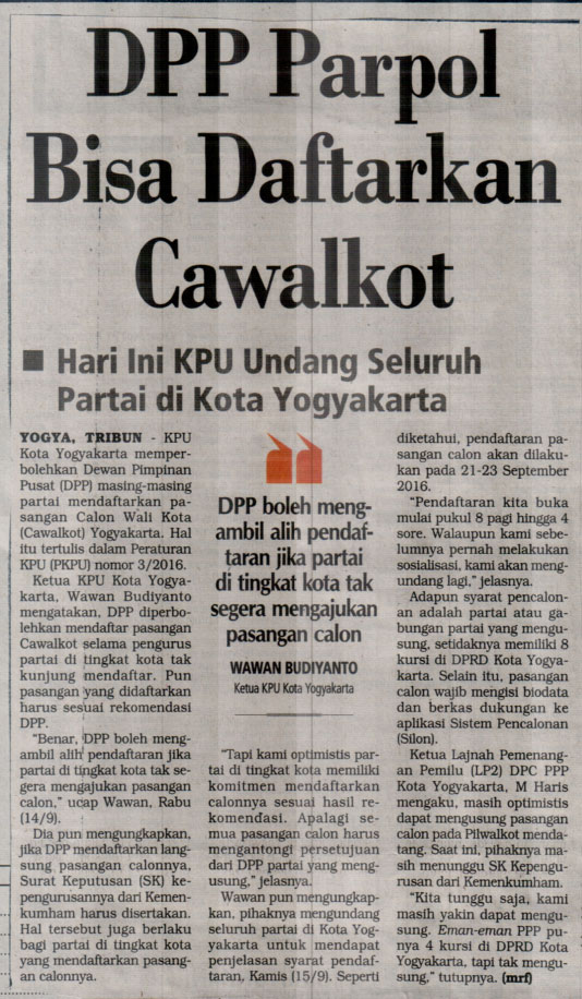 Kliping jogja terbaru