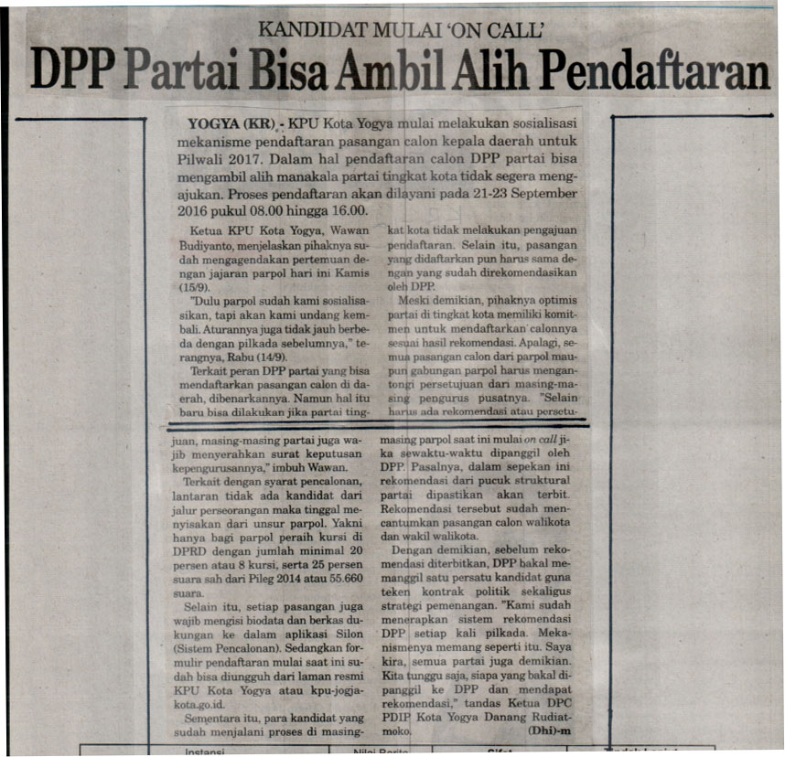 Kliping jogja terbaru