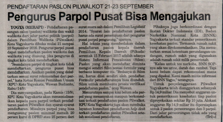 Kliping jogja terbaru