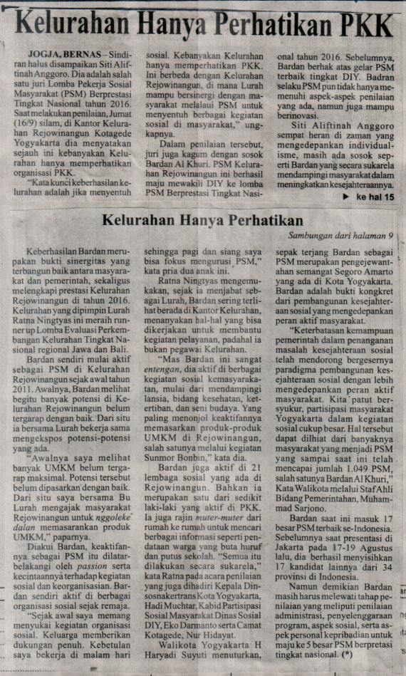 Kliping jogja terbaru