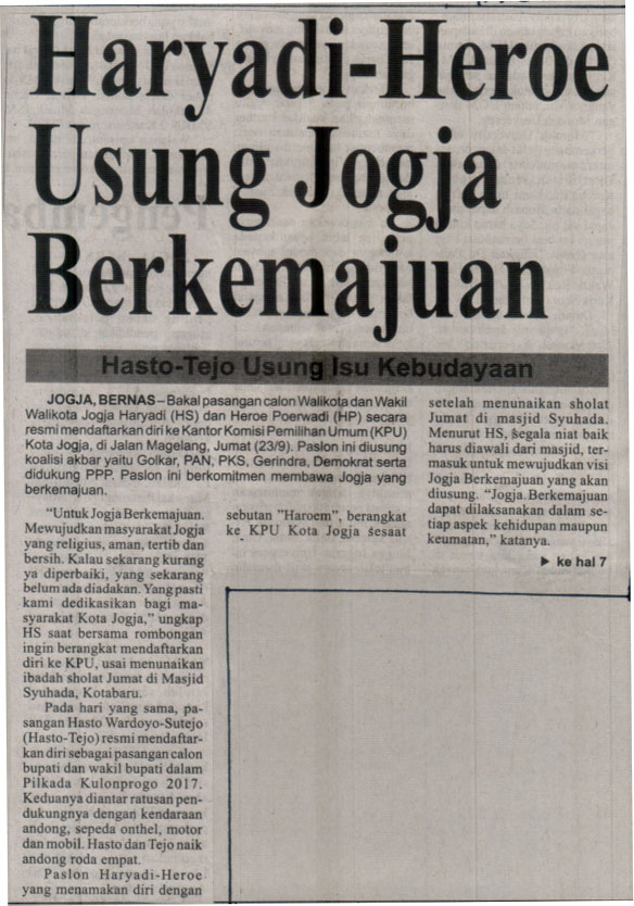 Kliping jogja terbaru