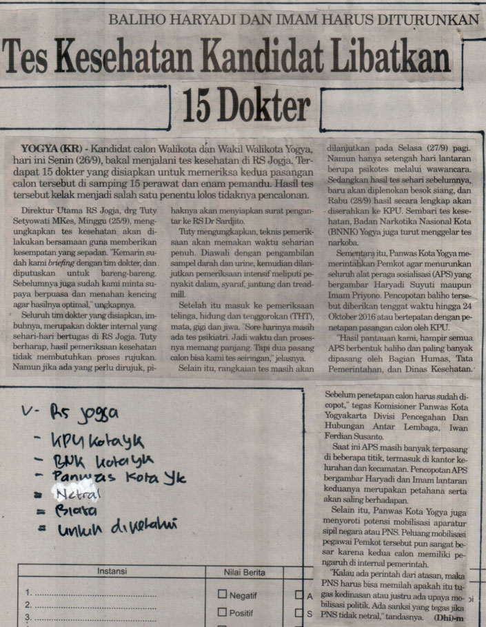 Kliping jogja terbaru