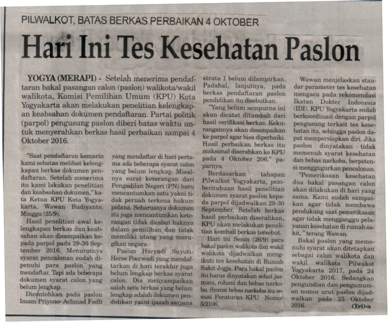 Kliping jogja terbaru