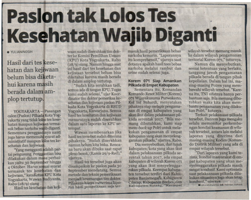 Kliping jogja terbaru