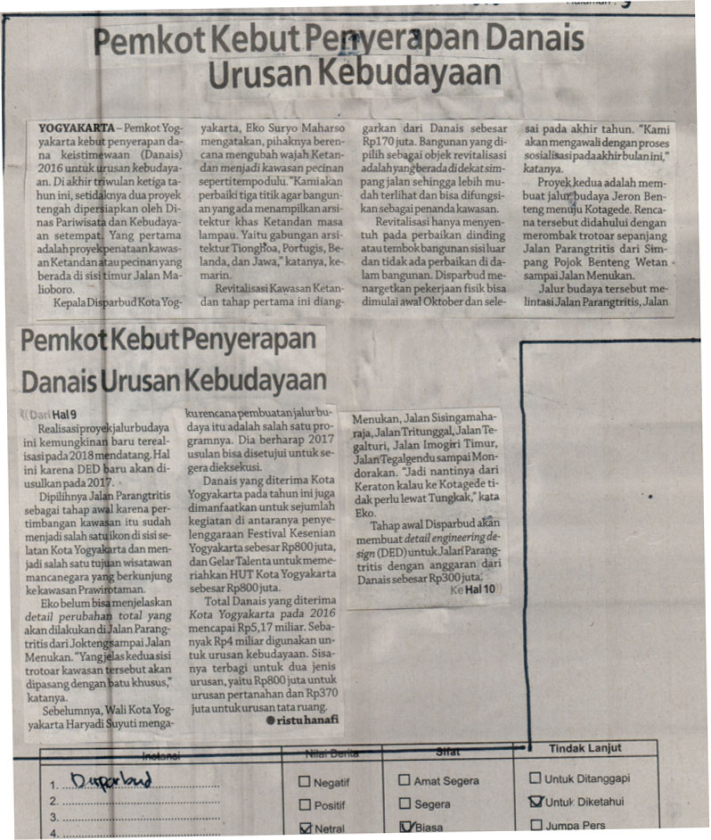 Kliping jogja terbaru