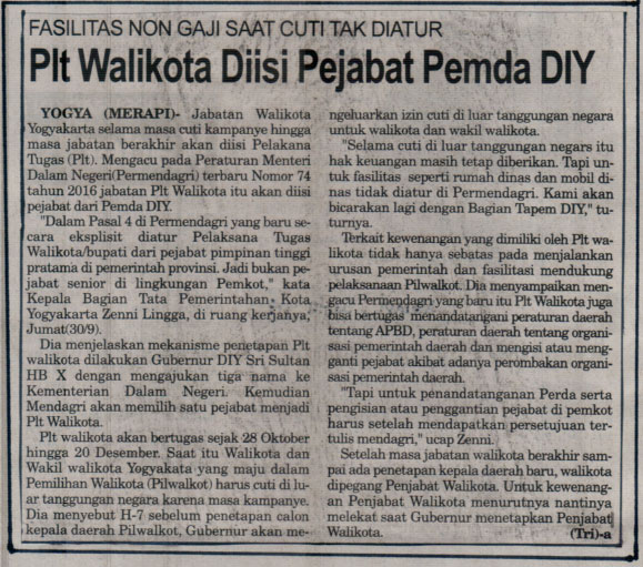 Kliping jogja terbaru