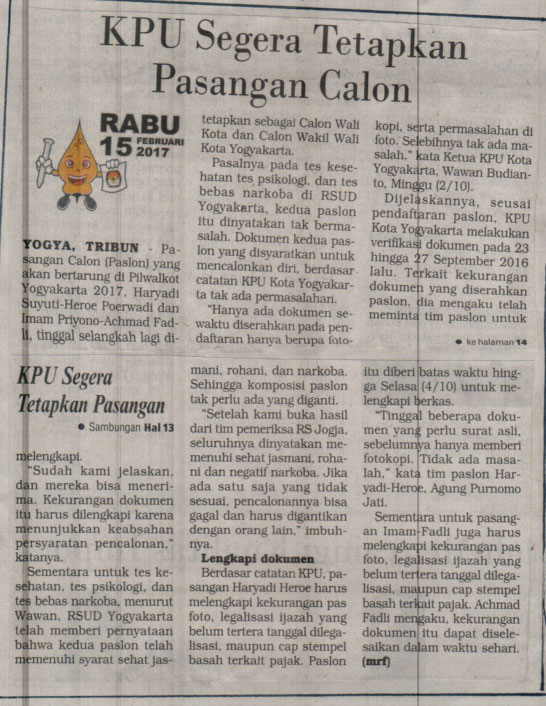 Kliping jogja terbaru