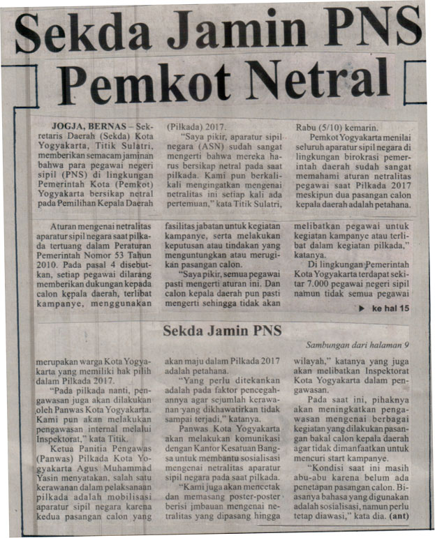 Kliping jogja terbaru