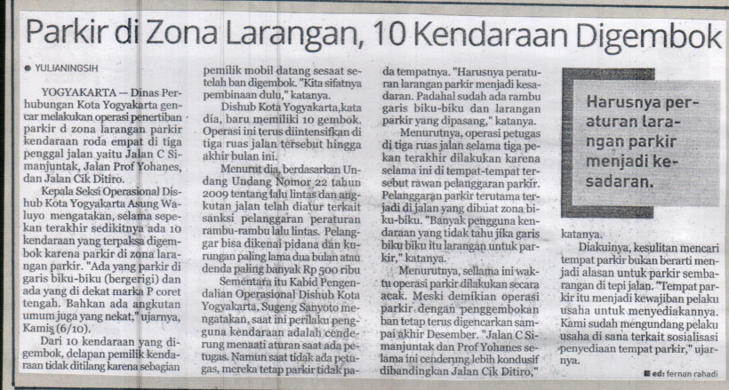 Kliping jogja terbaru