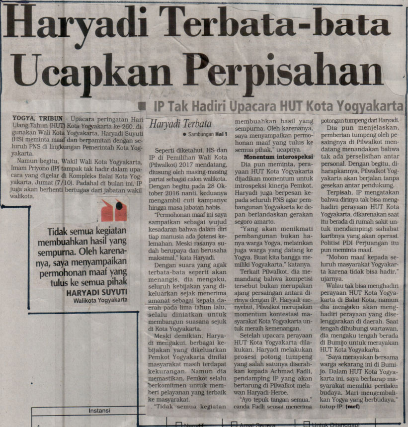Kliping jogja terbaru