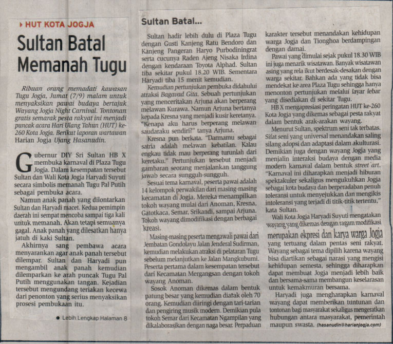 Kliping jogja terbaru
