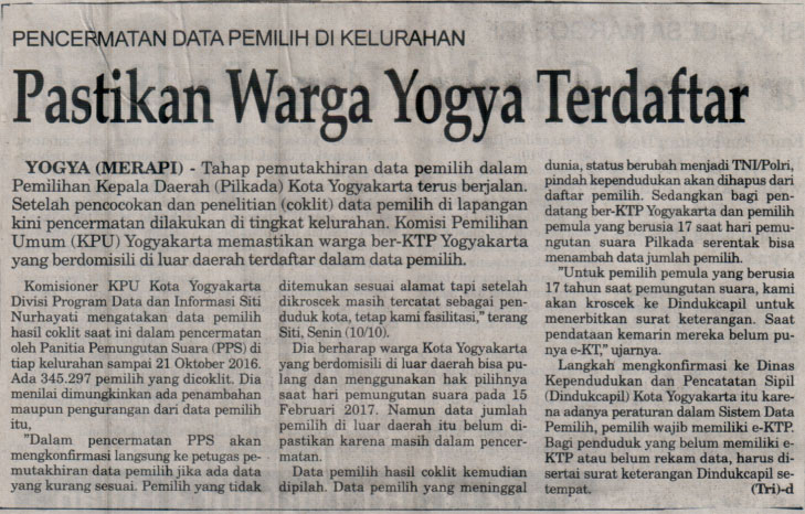 Kliping jogja terbaru