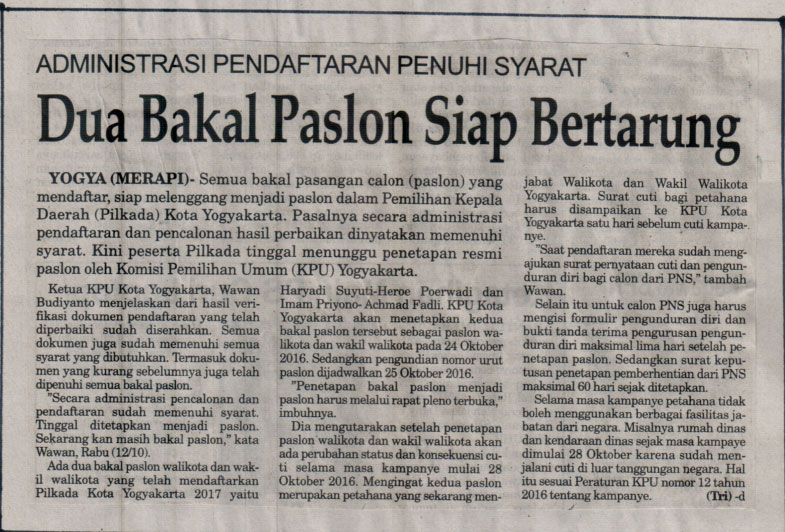 Kliping jogja terbaru