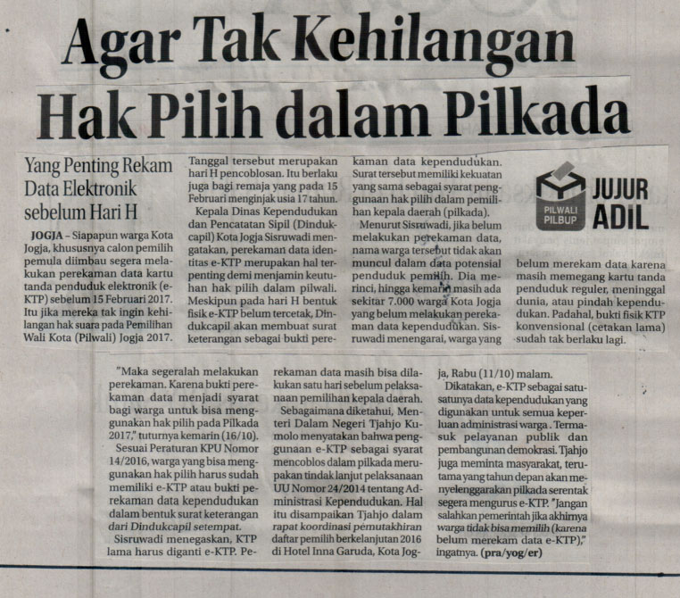Kliping jogja terbaru