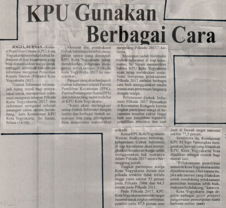 Kliping jogja terbaru