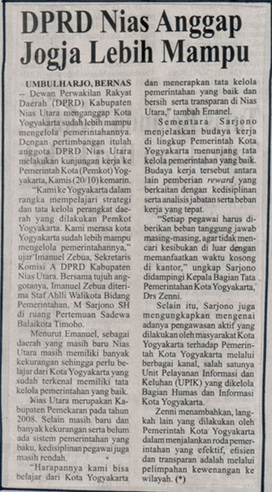 Kliping jogja terbaru